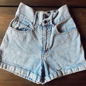 Limited High-Waisted Jean Shorts